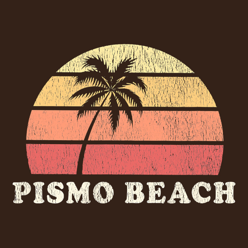 Pismo Beach Ca Vintage 70s Retro Throwback Design Heavy Core Tee by longCreatives | Teevron