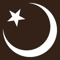 Islam Symbol Design White Heavy Core Tee | Teevron