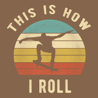 Skater - This Is How I Roll Retro Skateboard Gift Premium Tee | Teevron