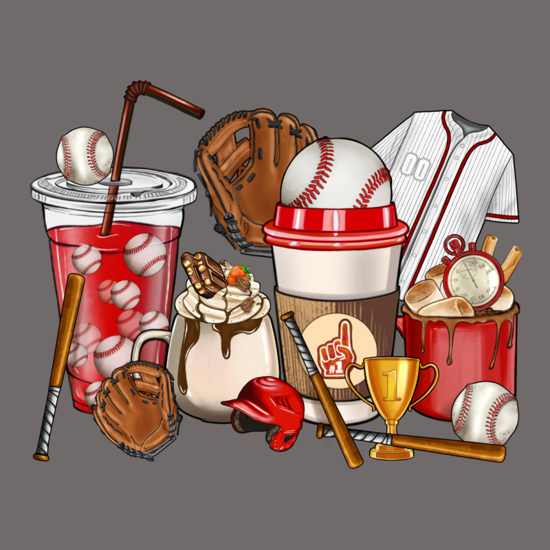 Baseball Coffee Cups Urban Heavy Tee by HowdyJamesFarm | Teevron