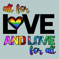 All For Love And Love For All Heavy Core Tee | Teevron