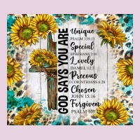 God Says You Are With Sunflower Ladies Tee | Teevron