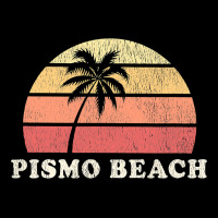 Pismo Beach Ca Vintage 70s Retro Throwback Design Long Sleeve Tee | Teevron