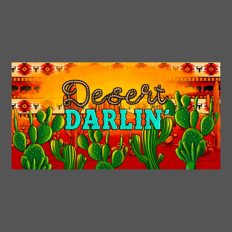 Desert Darlin' Aztec Desert Sunset License Plate Zipper Hoodie by Artiststas | Teevron