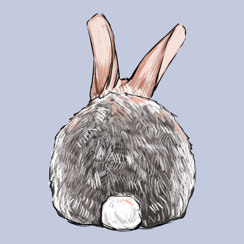 Easter Bunny Back View Long Sleeve Tee by OliviaCreatesArt | Teevron