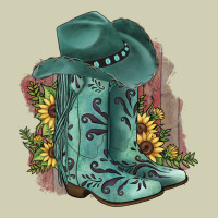 Turquoise Cowboy Boots Heavy Core Tee | Teevron