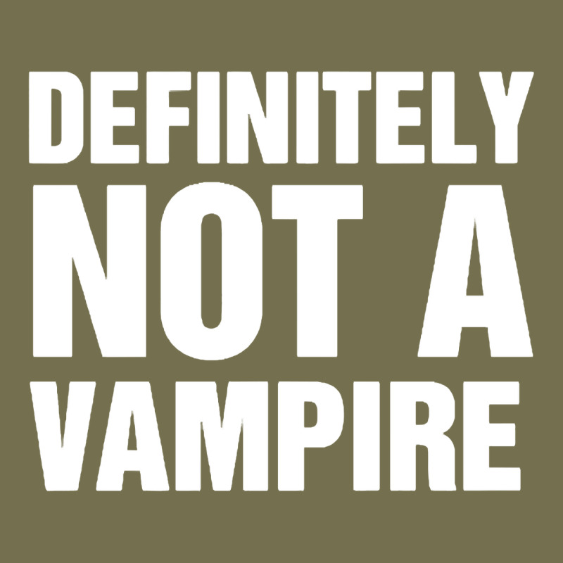 Definitely Not A Vampire Merch Vintage Hoodie by longCreatives | Teevron