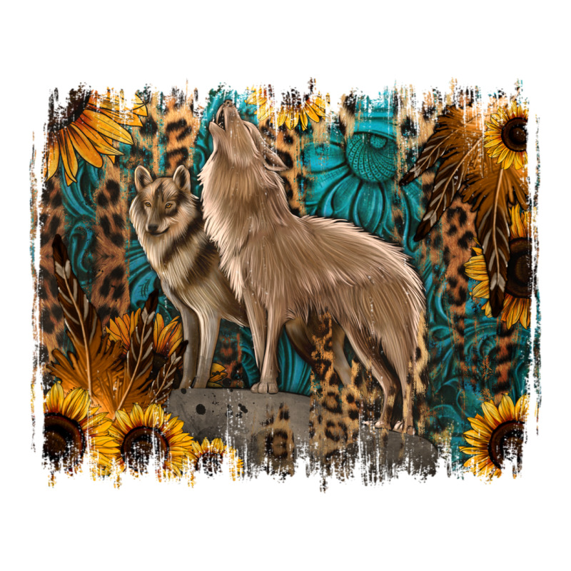 Western Wolves Long Sleeve Tee by Jasminsmagicworld | Teevron