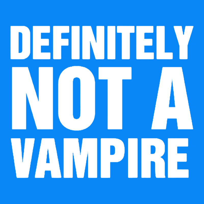 Definitely Not A Vampire Merch Zipper Hoodie by longCreatives | Teevron