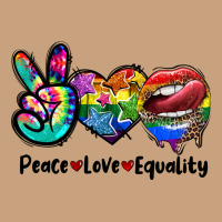 Peace Love Equality Lgbt+ Vintage Tee | Teevron