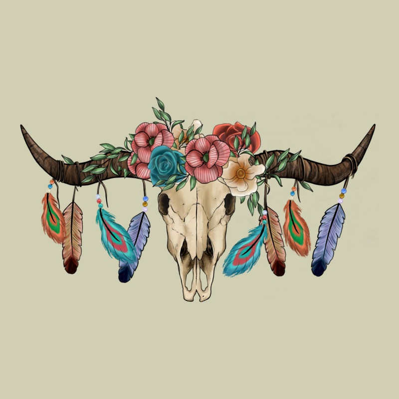 Texas Longhorn Bull Skull Heavy Core Tee by JahusDesignShop | Teevron