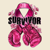 Survivor Breast Cancer With Boxing Gloves Premium Tee | Teevron