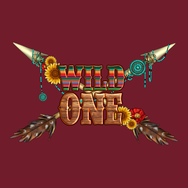 Wild One With Gemstone And Sunflower Zipper Hoodie by Artiststas | Teevron