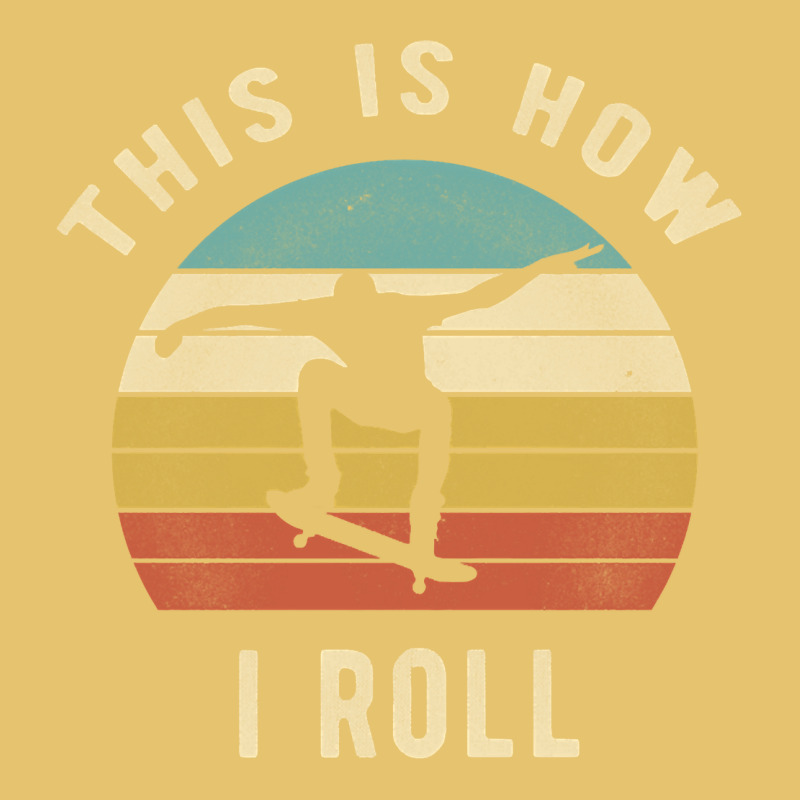 Skater - This Is How I Roll Retro Skateboard Gift Premium Sweatshirt by longCreatives | Teevron