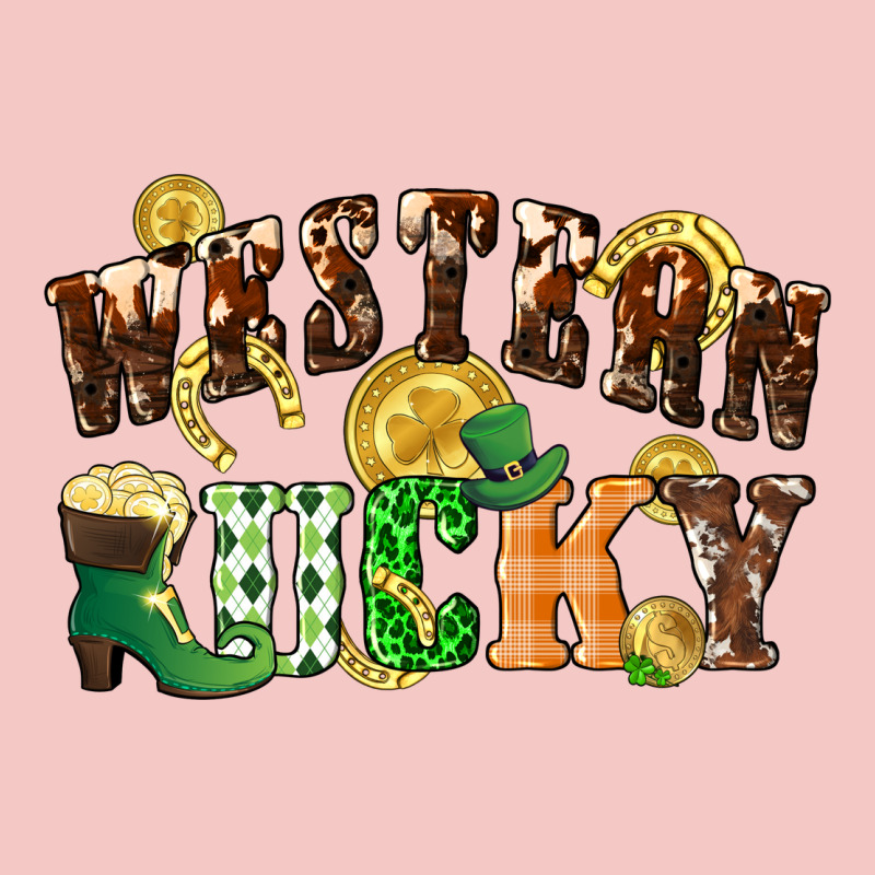 Western Lucky St. Patrick's Day Urban Heavy Tee by CowGirlArtShop | Teevron