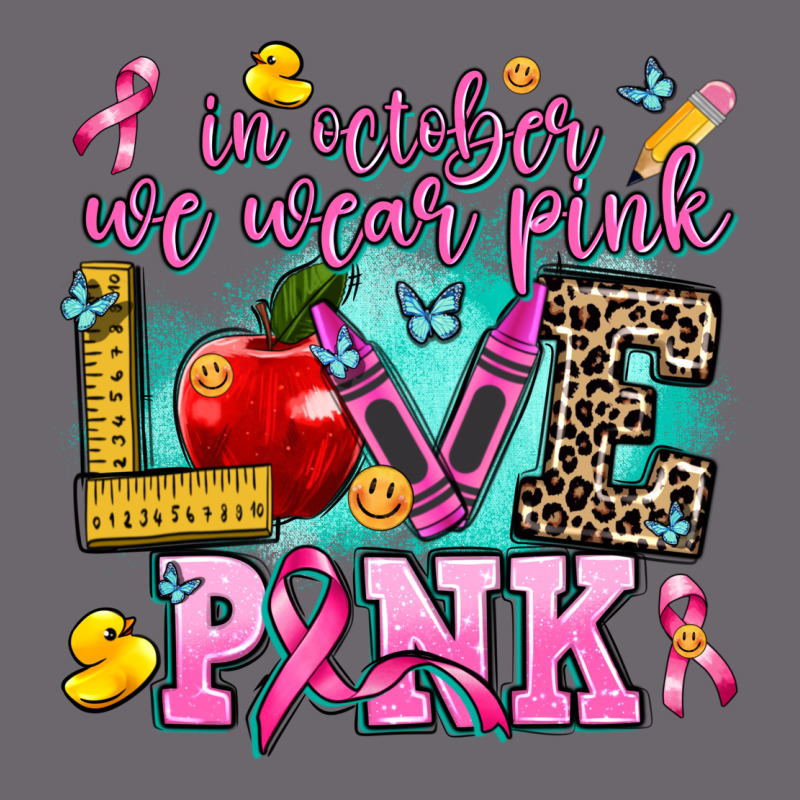 In October We Wear Pink Love Pink Premium Sweatshirt by AdoDesignShop | Teevron