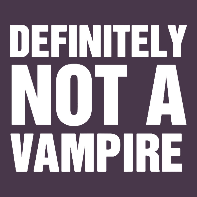 Definitely Not A Vampire Merch Heavyweight Hoodie by longCreatives | Teevron