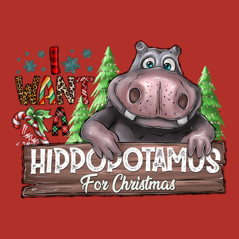 Iwant Hippopota Maps For Christmas Premium Hoodie by CowhideDigitalArt | Teevron