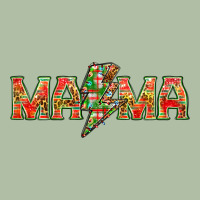 Mama Christmas Lightning Bolt Mother's Day Urban Heavy Tee | Teevron