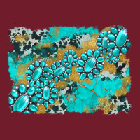 Gemstone Cowhide Glitter Background Zipper Hoodie | Teevron