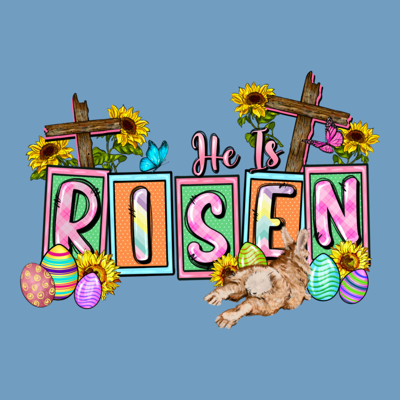 He Is Risen Easter  Easter Day Urban Heavy Tee by CowGirlArtShop | Teevron