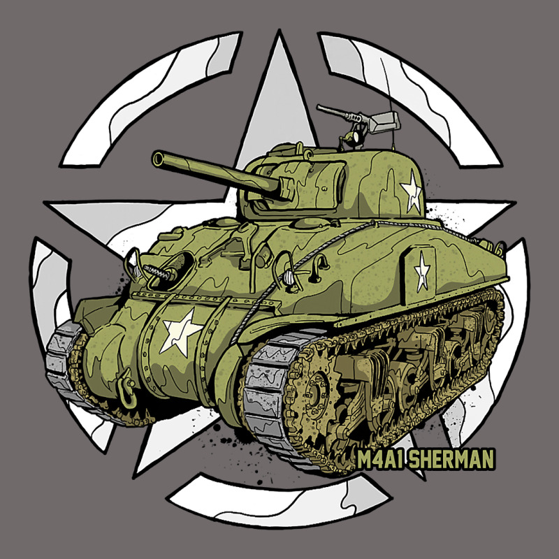 Sherman M4a1 Wwii Army Tank History Vintage Urban Hoodie by longCreatives | Teevron