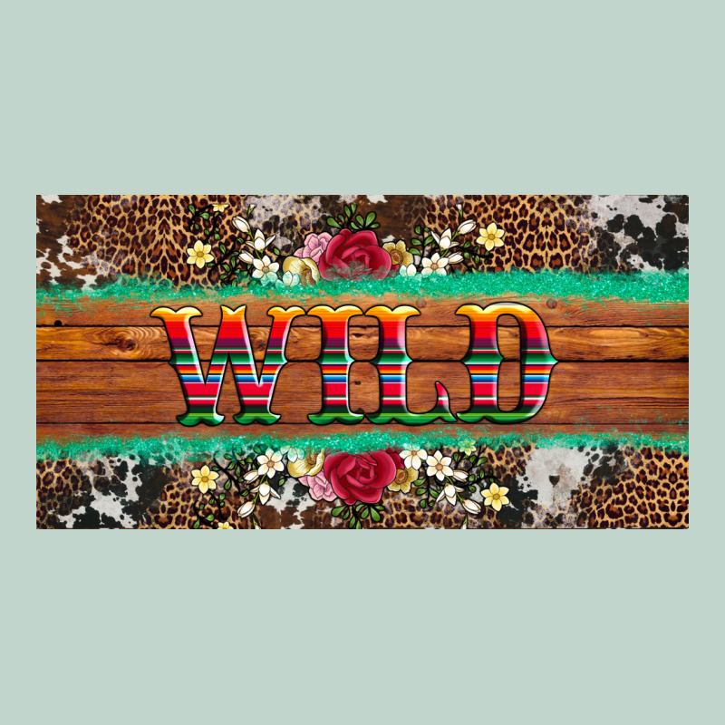 Western Wild And Floral Leopard  Cowhide Licanse Plate Zipper Hoodie by Artiststas | Teevron