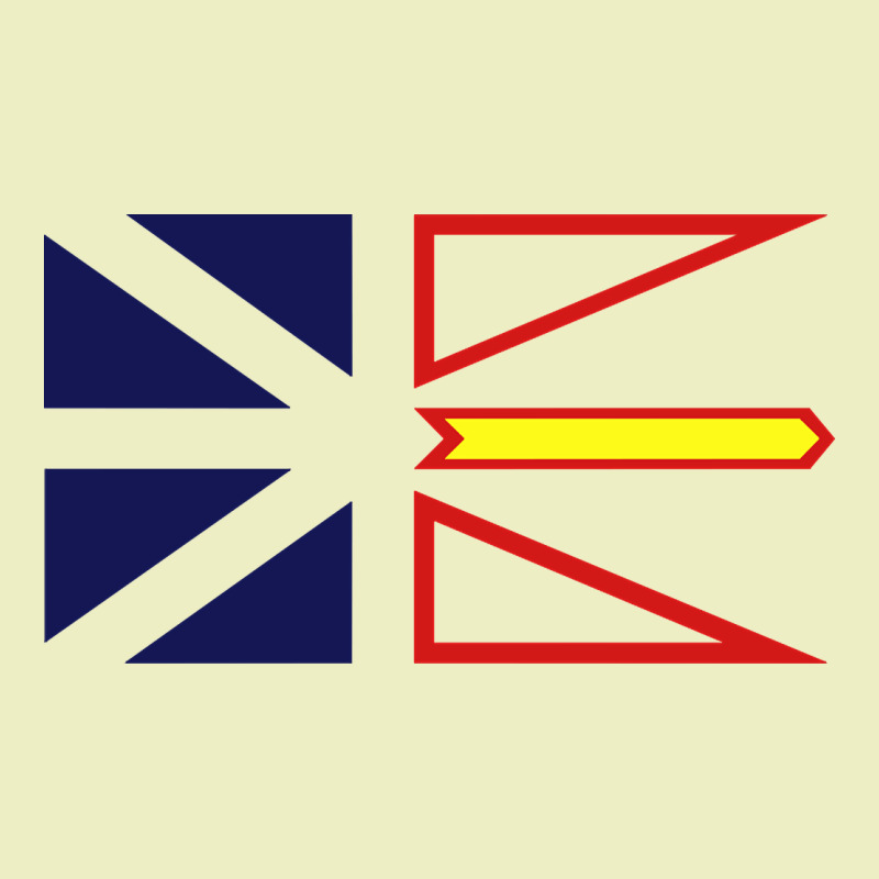 Newfoundland And Labrador Flag - 3 Color Urban Hoodie by longCreatives | Teevron