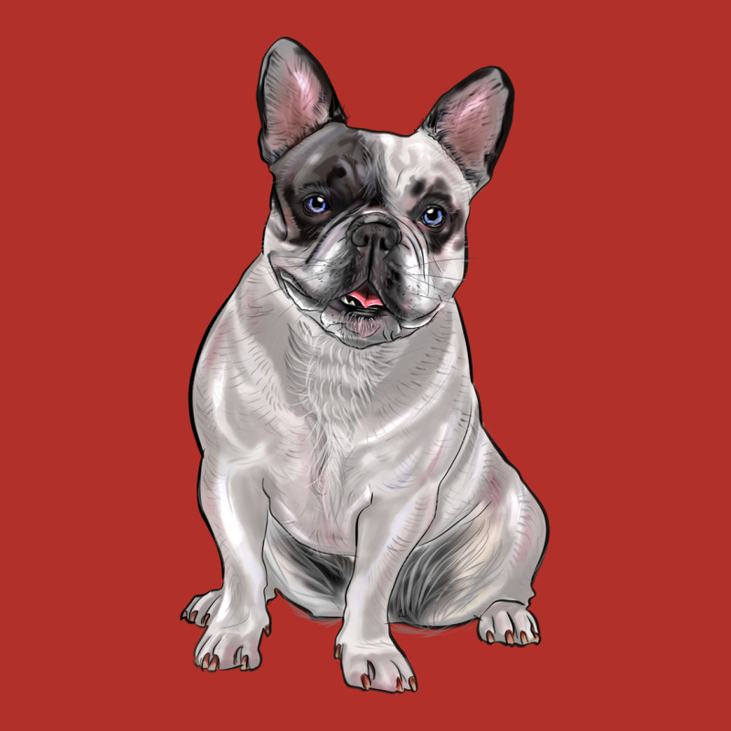 White Black French Bulldog Premium Hoodie by LillyAllenDesigns | Teevron