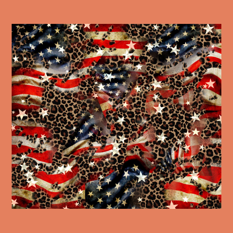 American Flag Leopard Tumbler Classic Tee by HowdyJamesFarm | Teevron