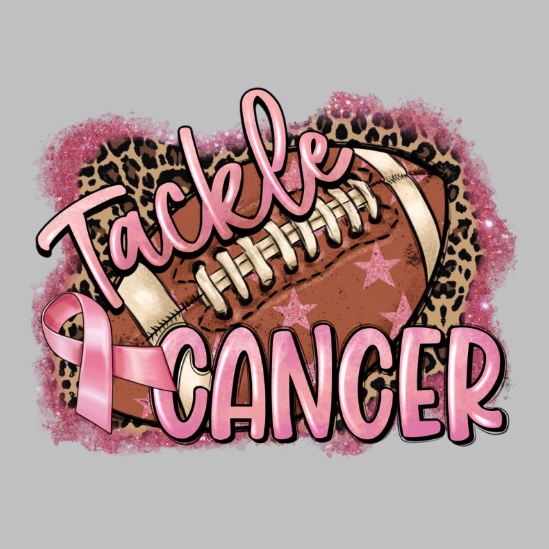 Tackle Cancer Football Long Sleeve Tee by FaDigitalArtStudio | Teevron