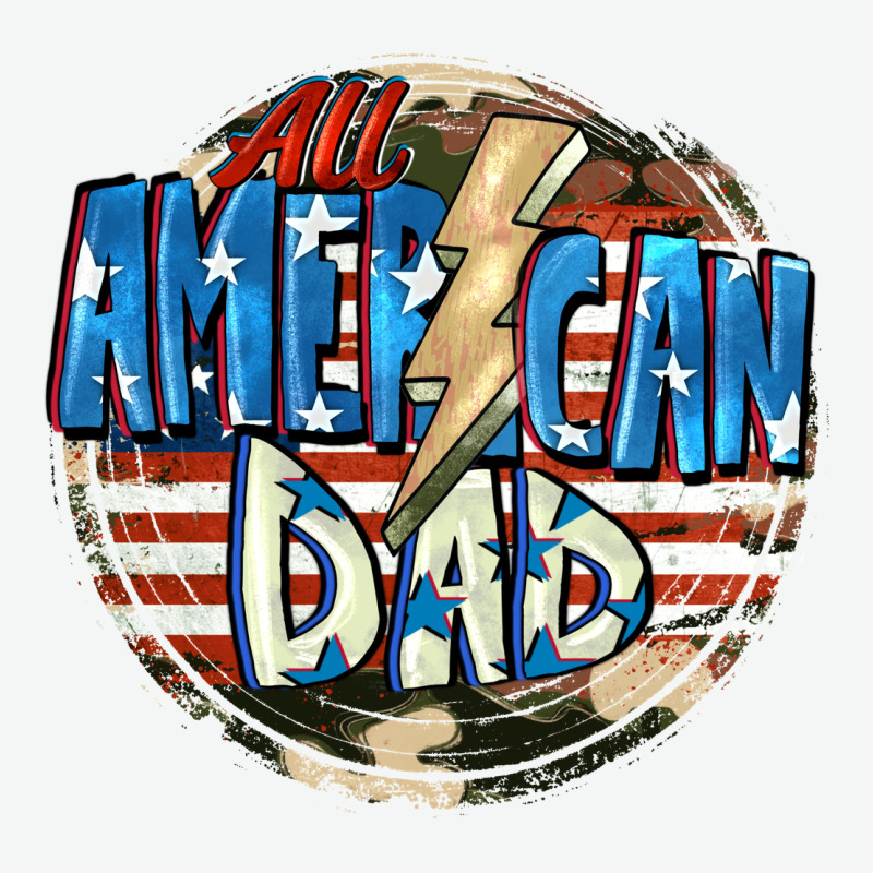 All American Dad 4th Of July Urban Heavy Tee by CowGirlArtShop | Teevron