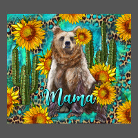 Mama Bear With Sunflowers And Cactus Zipper Hoodie | Teevron