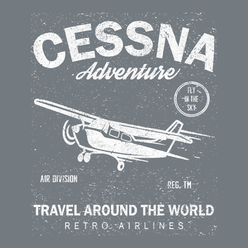 Cessna Distressed Heavyweight Sweatshirt by longCreatives | Teevron
