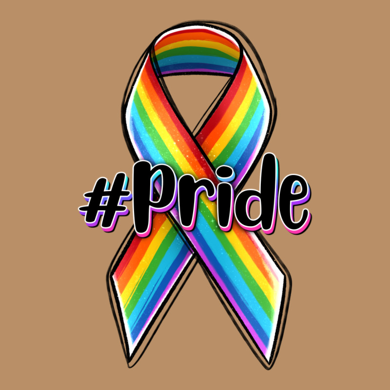 Pride Lgbtq Awareness Ribbon Vintage Hoodie by OliviaCreatesArt | Teevron
