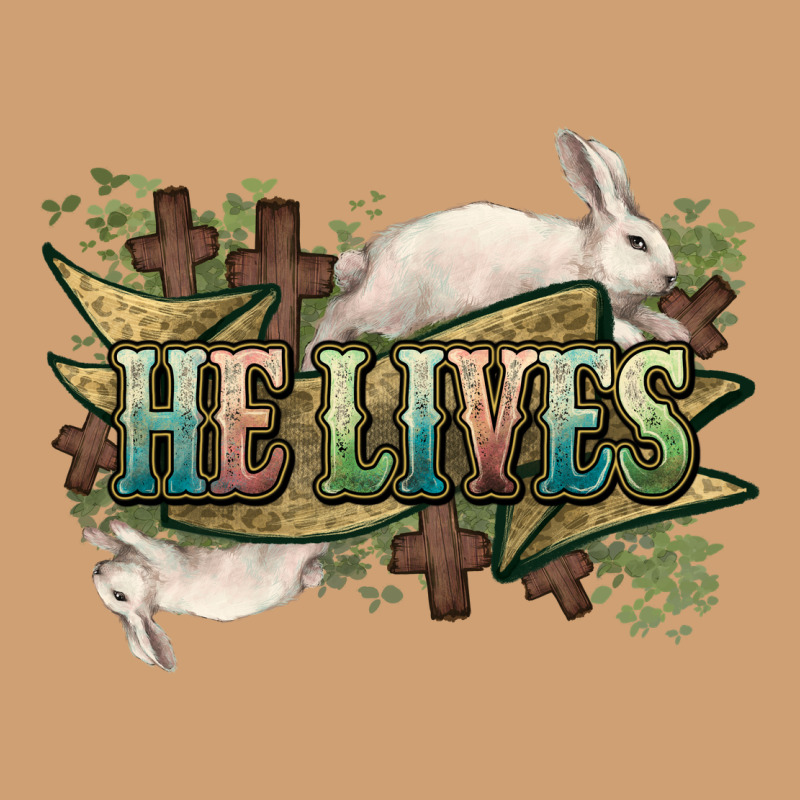 He Lives Easter Day Vintage Tee by HowdyJamesFarm | Teevron