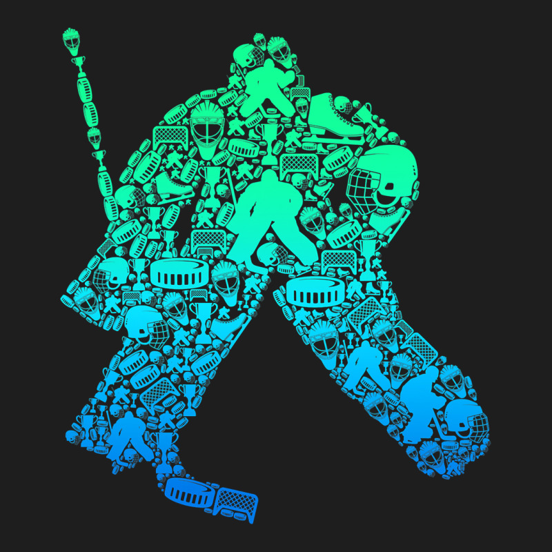 Ice Hockey Goalie Hockey Player Youth Men Kids Boys Classic Tee by longCreatives | Teevron