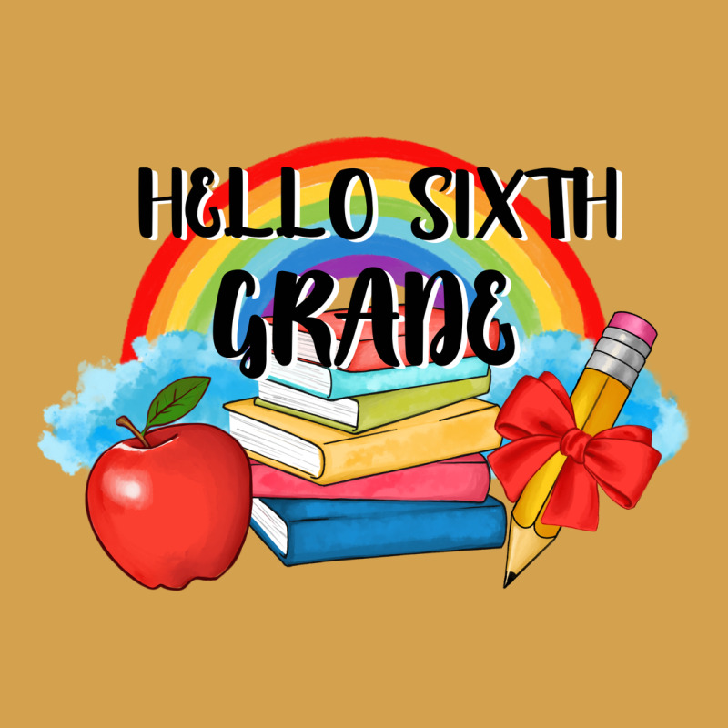 Back To School Hello Sixth Grade 3200x2400 Urban Hoodie by AdoDesignShop | Teevron