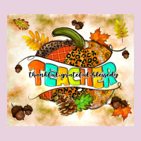 Fall Teacher Pumpkin Ladies Tee | Teevron