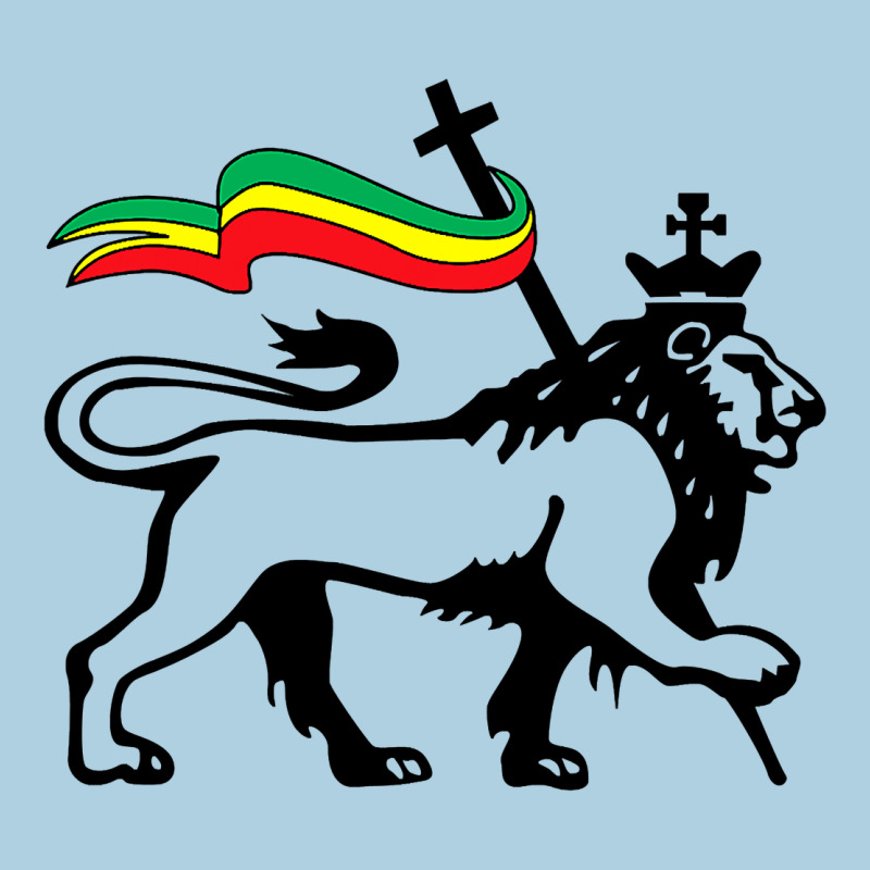 Rasta Lion Of Judah Rastafarian Reggae Lion And Christian Premium Hoodie by longCreatives | Teevron