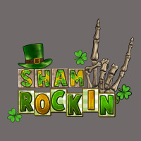 Sham Rockin Skeleton Hand St. Patrick's Urban Heavy Tee | Teevron