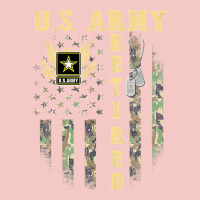 Us Army Retired  Distressed American Flag Patriotic Urban Heavy Tee | Teevron
