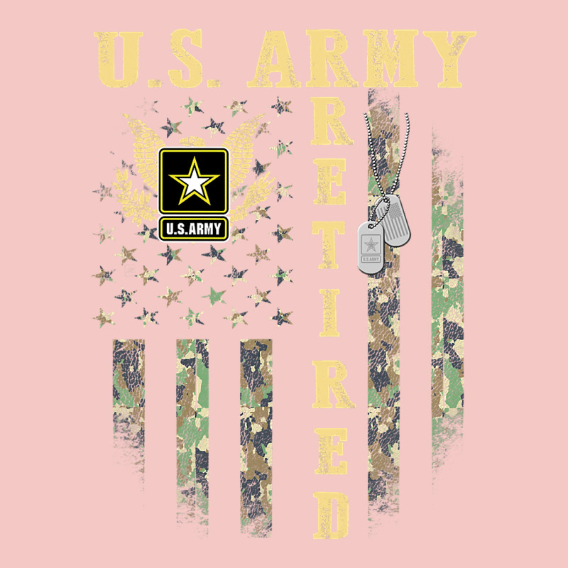 Us Army Retired  Distressed American Flag Patriotic Urban Heavy Tee by longCreatives | Teevron