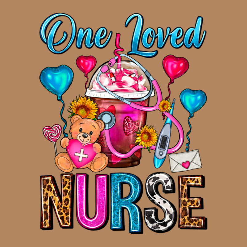 One Loved Nurse Valentines Day Frappe Coffee Long Sleeve Tee by FaDigitalArtStudio | Teevron