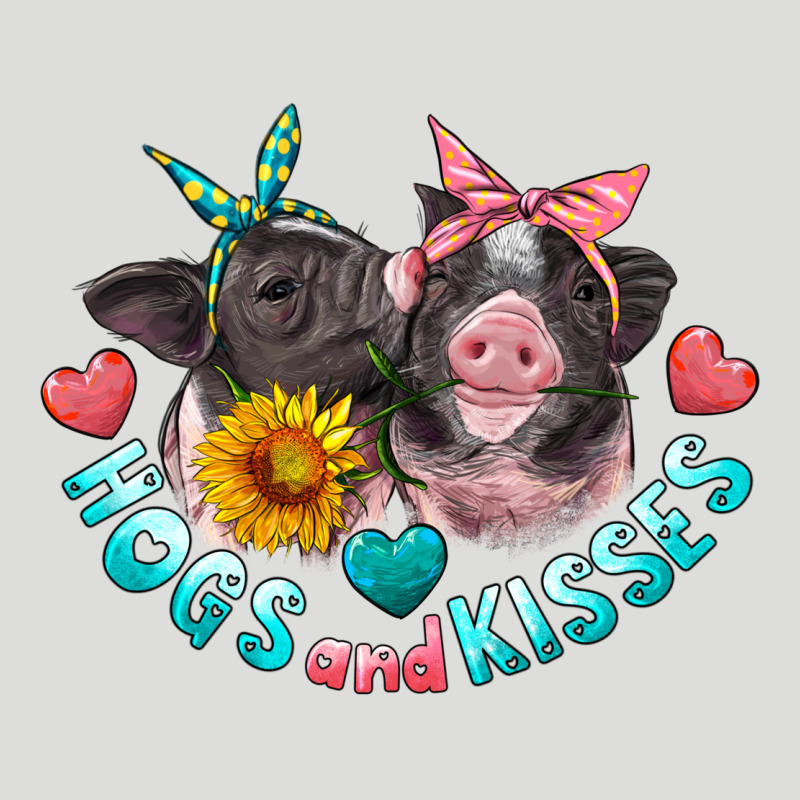 Hogs And Kisses Pigs Zipper Hoodie by Artiststas | Teevron