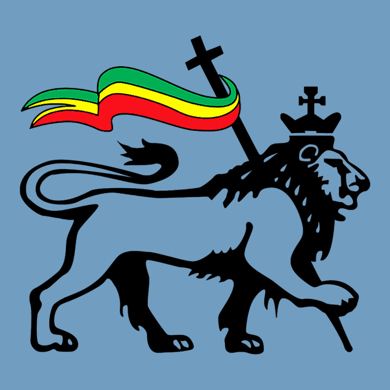 Rasta Lion Of Judah Rastafarian Reggae Lion And Christian Urban Heavy Tee by longCreatives | Teevron