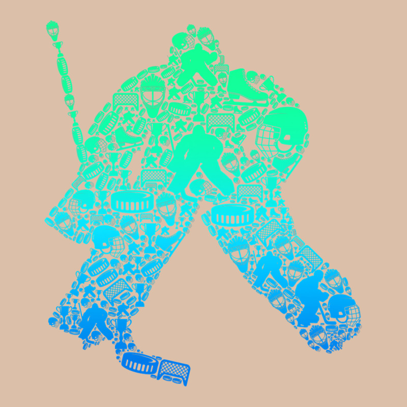 Ice Hockey Goalie Hockey Player Youth Men Kids Boys Urban Heavy Tee by longCreatives | Teevron