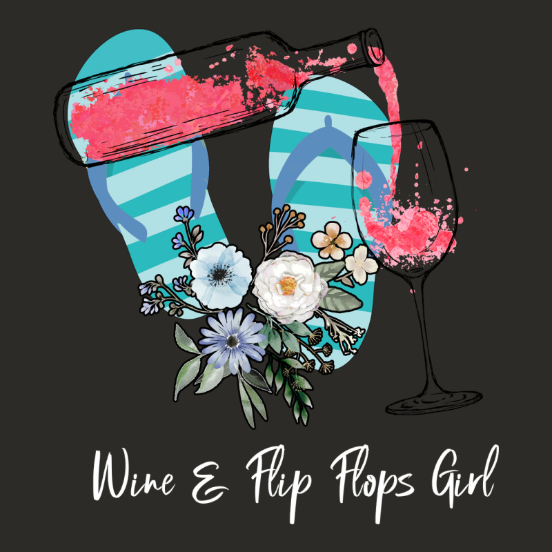Wine Flip Flops Girl Heavy Core Tee by Bettercallsaul | Teevron