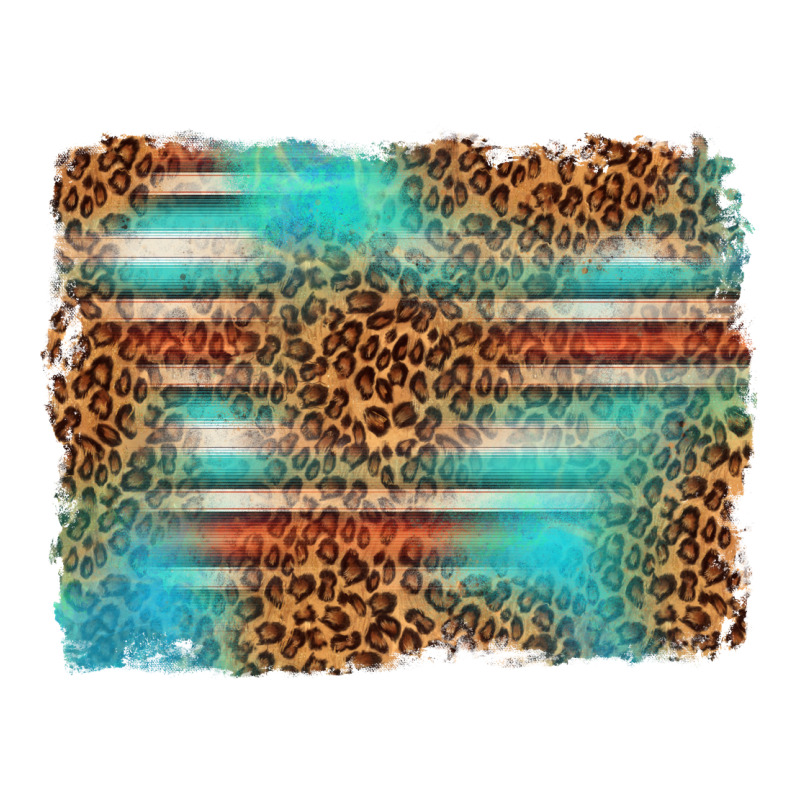 Serape And Leopard Background Premium Tee by texasbilliewilder | Teevron