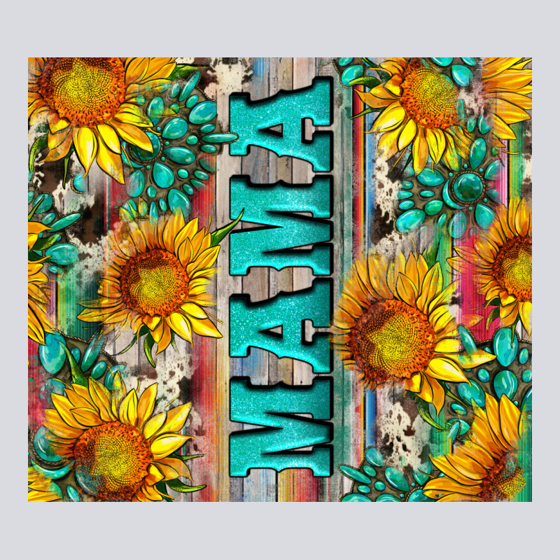Mama Wıth Sunflowers And Gemstone Zipper Hoodie by Artiststas | Teevron